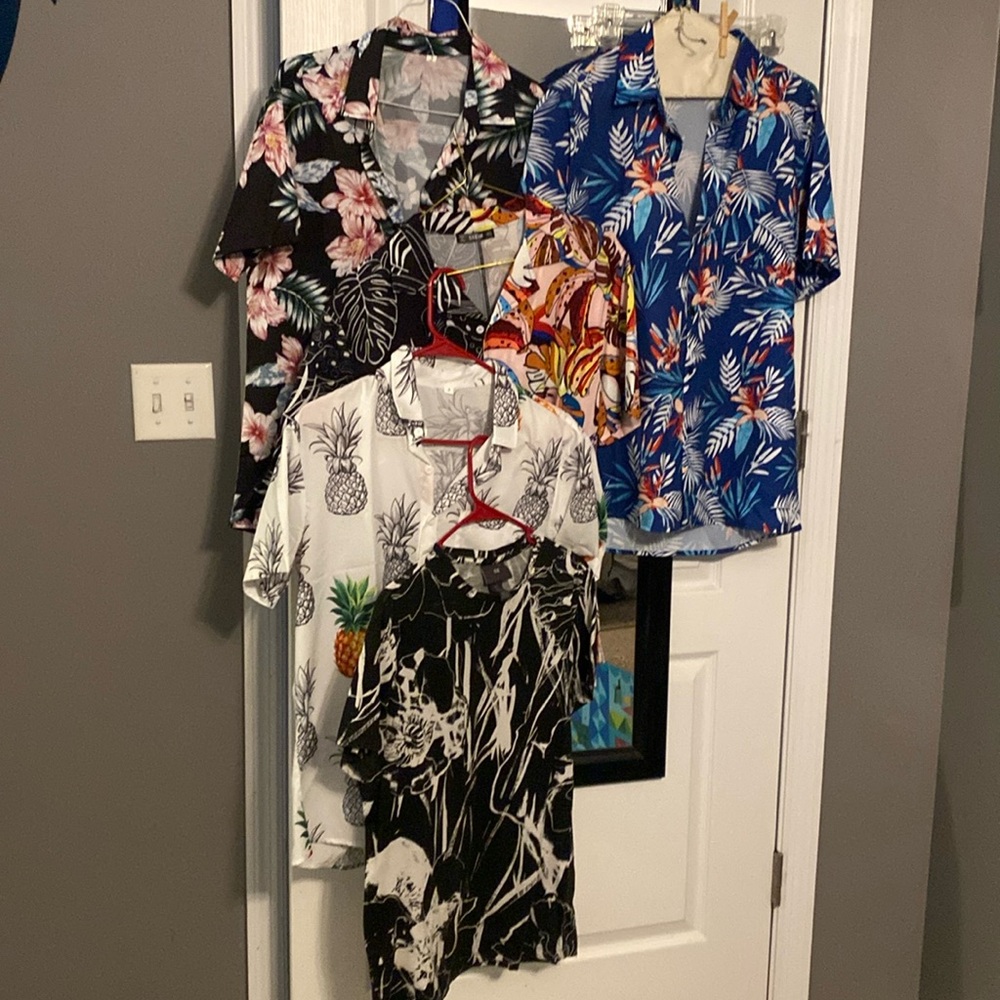 Men’s floral button ups
